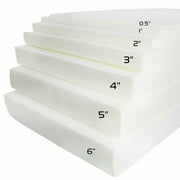 Firm Foam Cushion Replacement Upholstery Memory Foam Sheet Padding Ivory 76"x29"