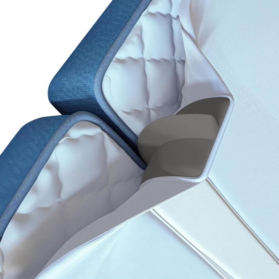 Firm Foam Mattress Space Filler With Fitted Sheet Set 190x200cm For Smooth Double Bed Comfort