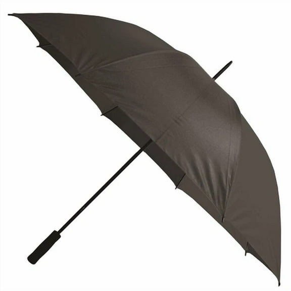 Firm Grip Golf Umbrella In All Black 60 Inch Outdoor Rain Umbrella