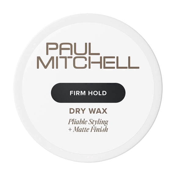 Paul Mitchell Dry Wax, Long-Lasting Hold, Matte Finish, For All Hair Types, 1.8 oz