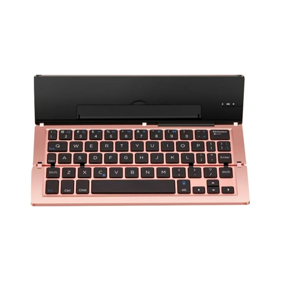 Firm Mini Portable Wireless Bluetooth Keyboard | Breathable Mechanical Switches | Stable RGB Backlit | N-Key Rollover | Unlike other keyboards with similar design Rose Gold