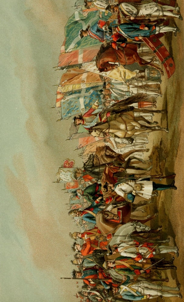Firmin Didot Lith L Ancienne France 1887 Uniforms of the French Army Canvas Art - (18 x 24)