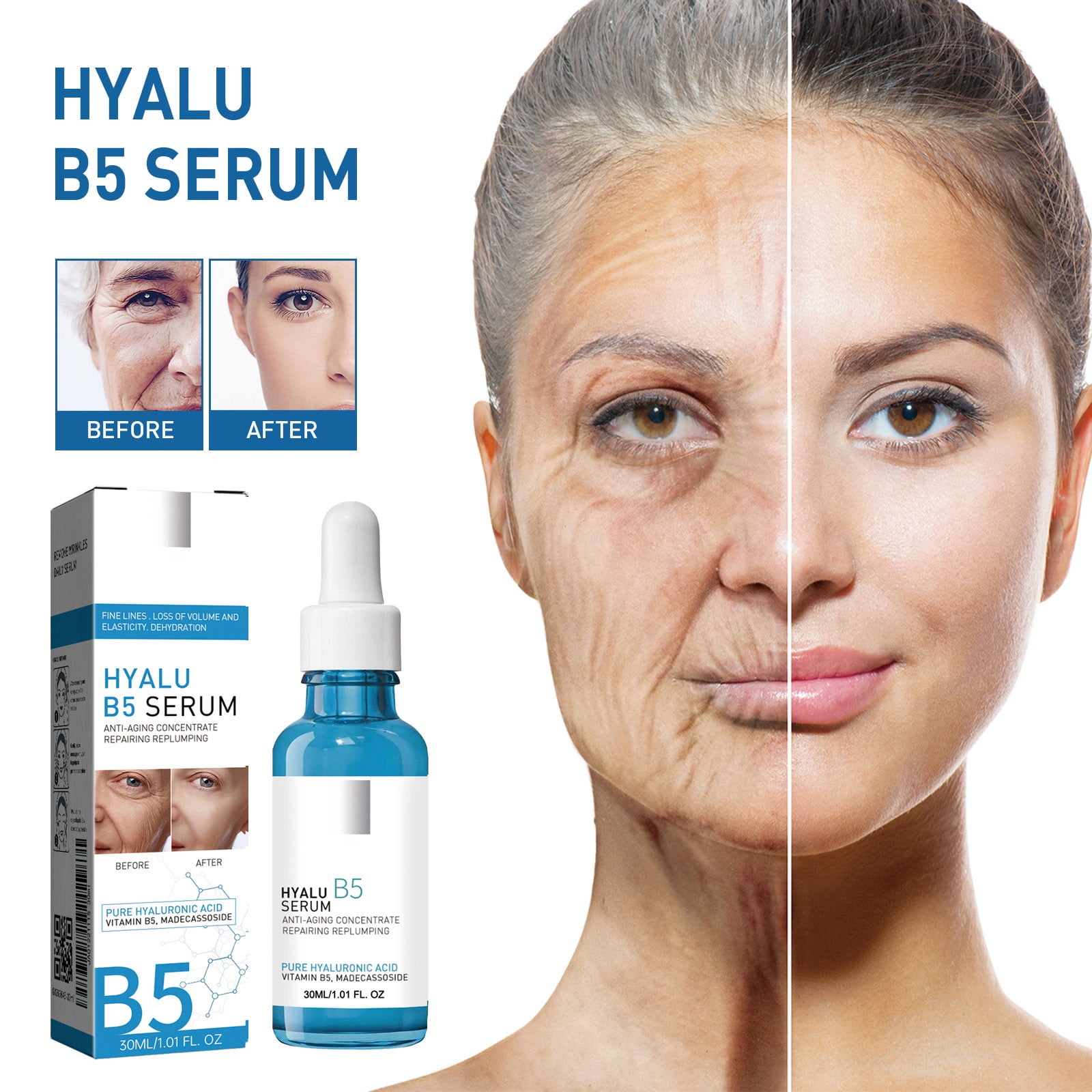 Firming B5 Brightens Skin Reduces Fine Lines On Face Hydrates Lifts And ...