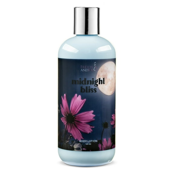 Firming Body Lotion For Women, Midnight Bliss Scented Body Moisturizer, Hydrating Lotion for Dry Skin, Luxury Body Lotion Gift Set for Women, 10 oz Romantic Gift for Her, Ideal Stocking Stuffer