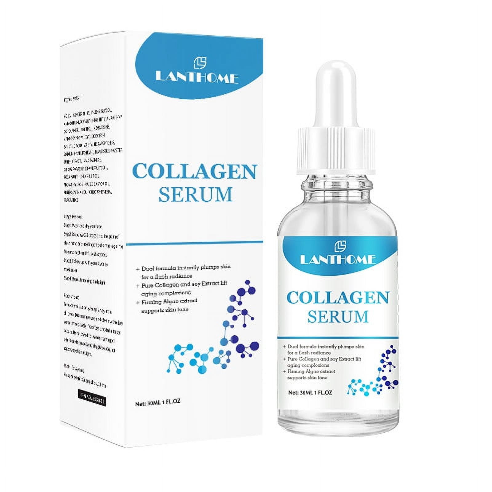 Firming Collagen Face Serum, Hydrating Serum with Collagen & AHP Amino