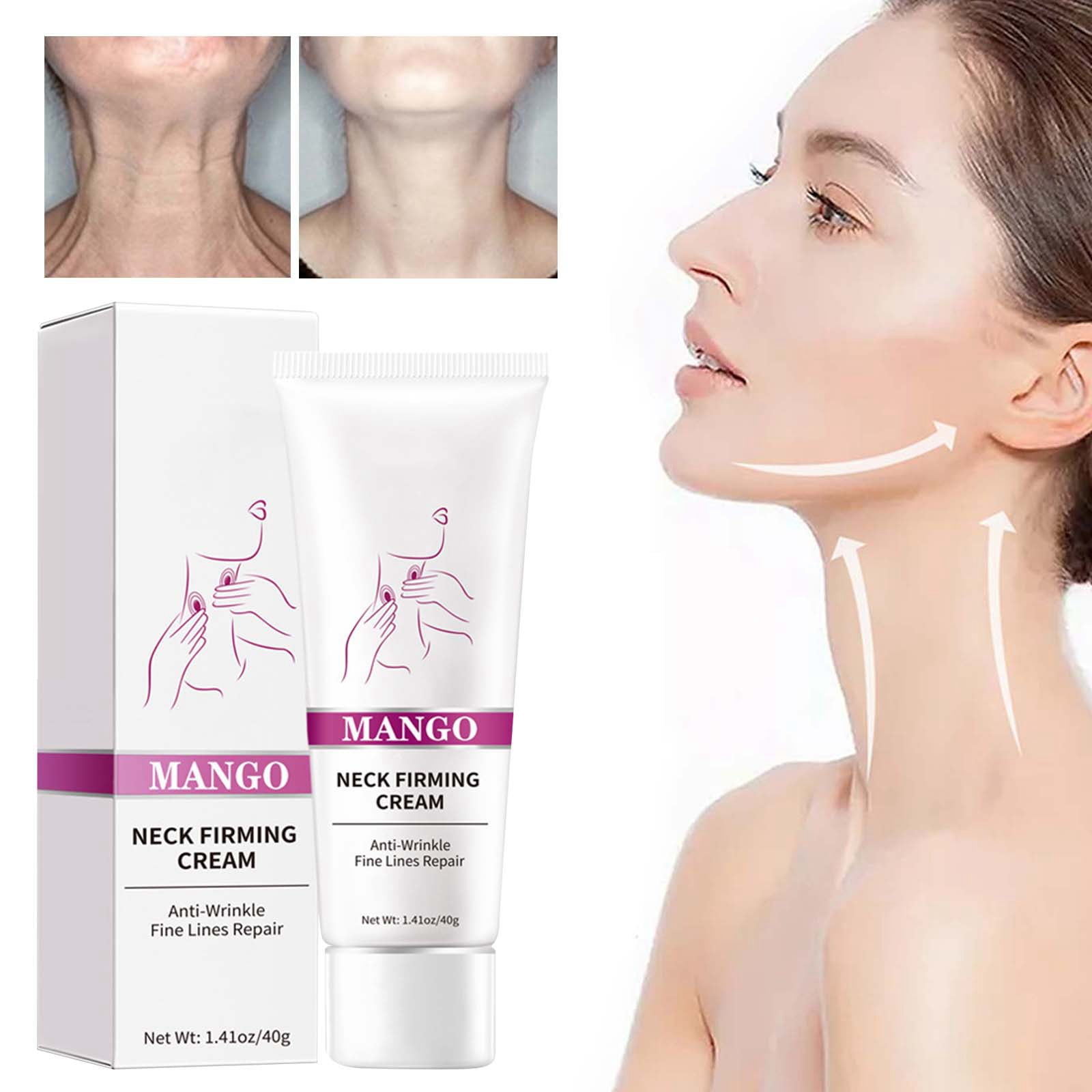 Firming Neck Cream All Skin Types, Anti Aging Triple Action with