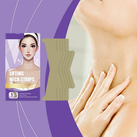 Firming Neck Patch for and Sagging Skin Daily Moisturizing -Aging Neck Care Rejuvenating Hydration 5PCS