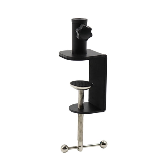 Firmly Table Mounting Clamp Arm Stand Holder with Anti-scratch Pad Desk Clamp Table I-shaped Clip Desktop Stand Mount