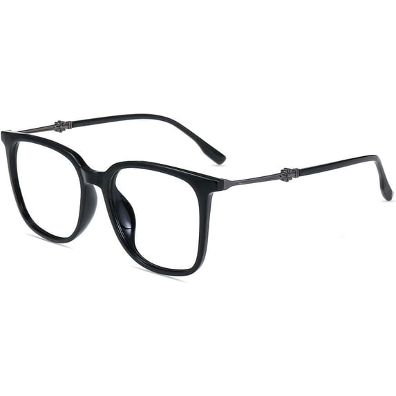 Firmoo Blue Light Blocking Glasses,Anti Eye Strain Anti Headache, Square Computer Reading Glasses