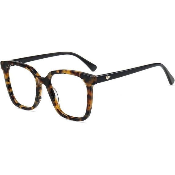Firmoo Oversize Square Blue Light Blocking Glasses for Women/Men, Anti Eyestrain & UV Protection Computer Eyeglasses