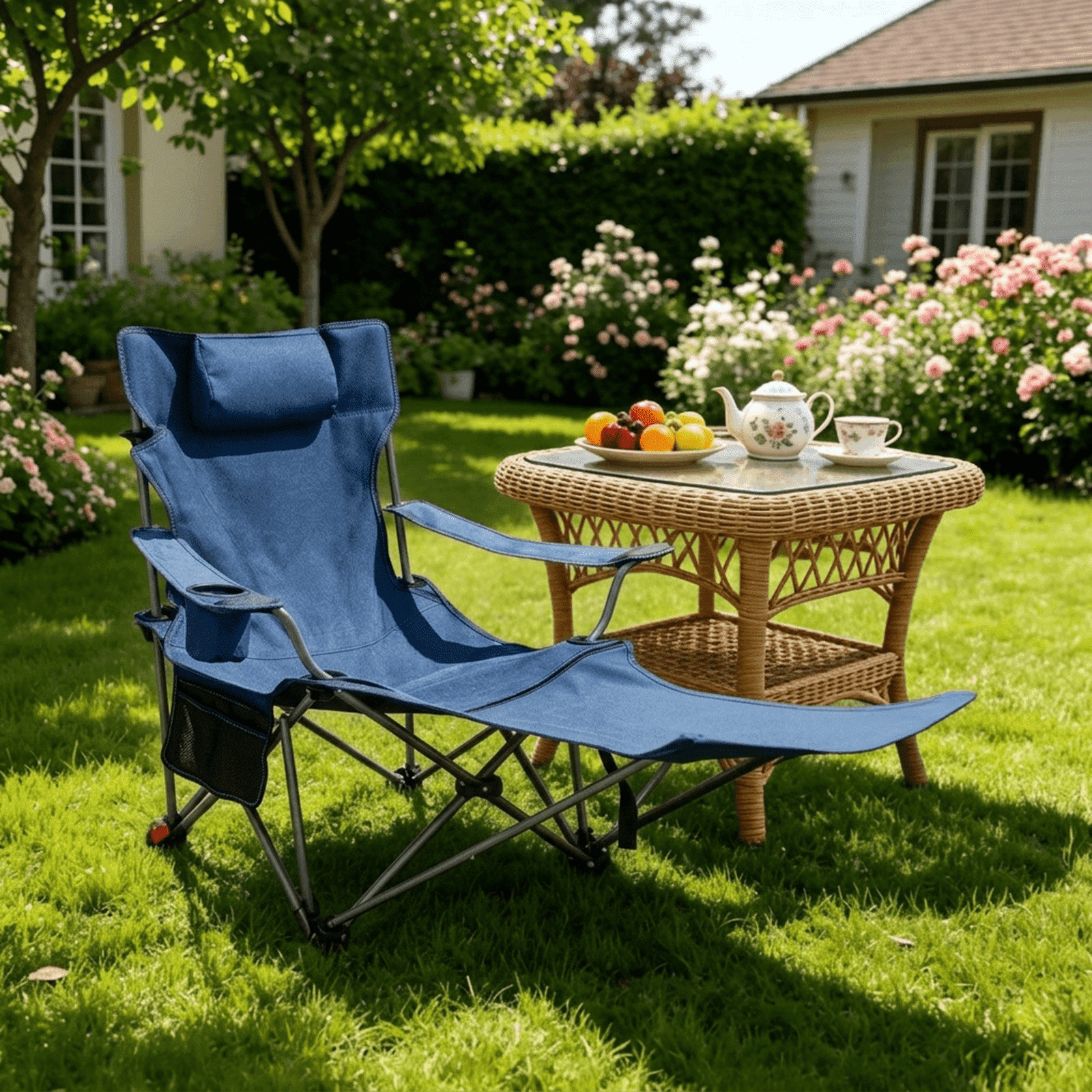 Crckt Kids Folding Camp Chair with Safety Lock, Unicorn Print