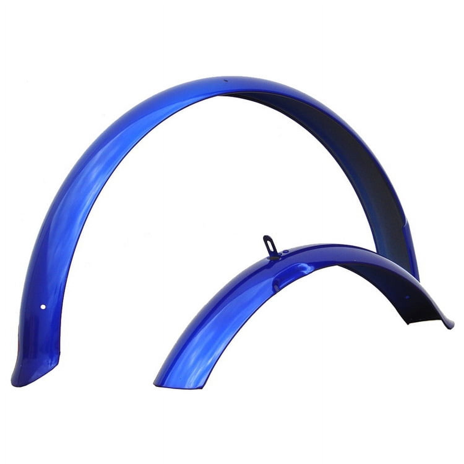 Firmstrong 26" Universal Beach Cruiser Bicycle Fender Set, Royal Blue