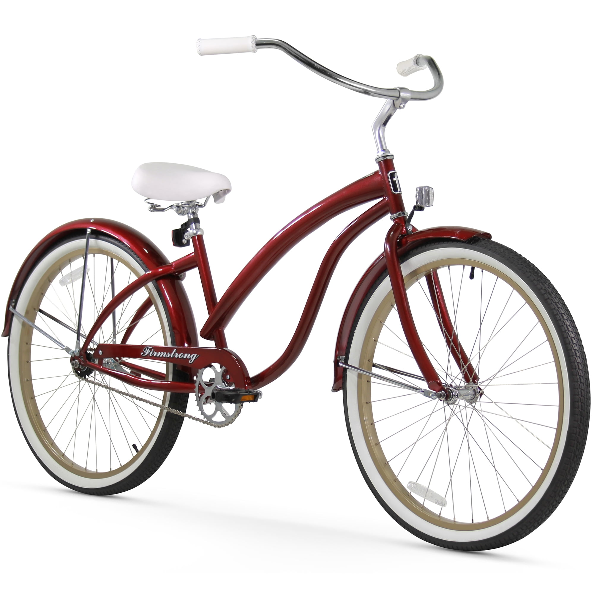 firmstrong bella classic single speed beach cruiser bicycle
