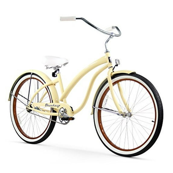 Firmstrong Bella Fashionista, 26", Women's, Single Speed, Vanilla