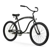 Firmstrong Bruiser Single Speed Men's 26 Inch Beach Cruiser Bike, Black