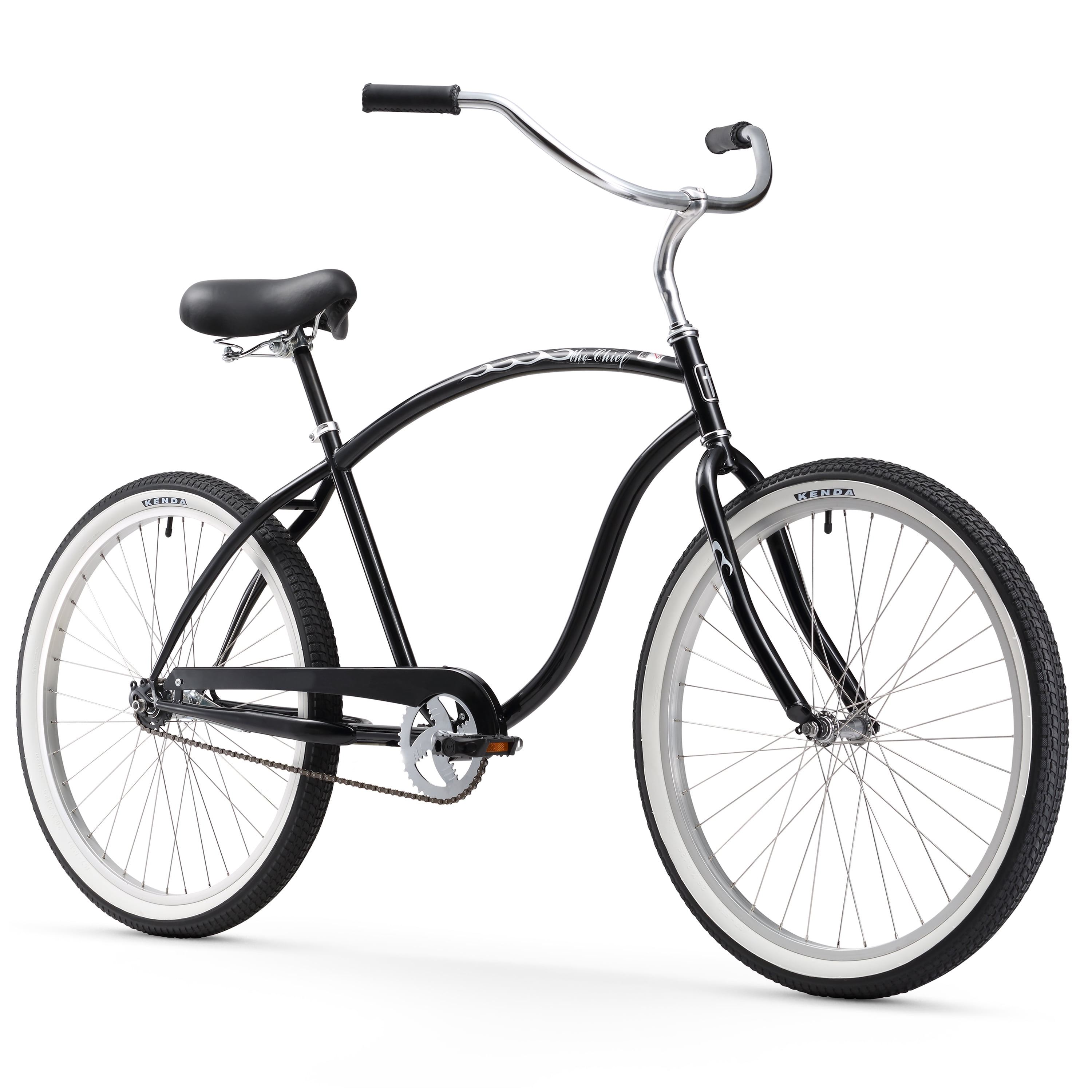 Firmstrong Chief Man, 26", Men's, Single Speed, Black