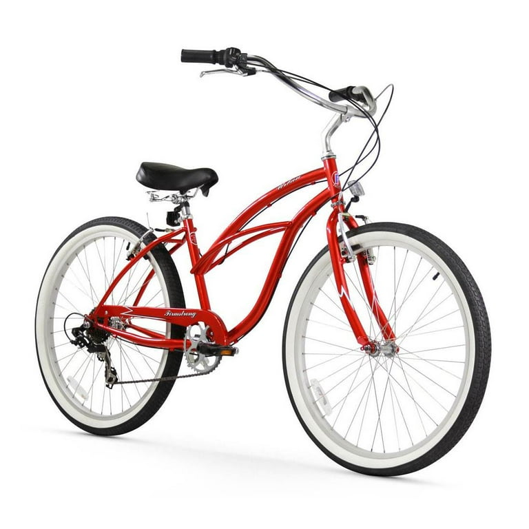 Firmstrong Urban Lady Comfort Bike 26 Women s Seven Speed Bicycle Red Walmart