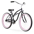 thumbnail image 1 of Firmstrong Urban Lady, 26", Women's, Single Speed, Black/Pink, 1 of 7