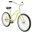 thumbnail image 1 of Firmstrong Urban Lady Single Speed 26 Inch Beach Cruiser Womens Bicycle, Vanilla, 1 of 5