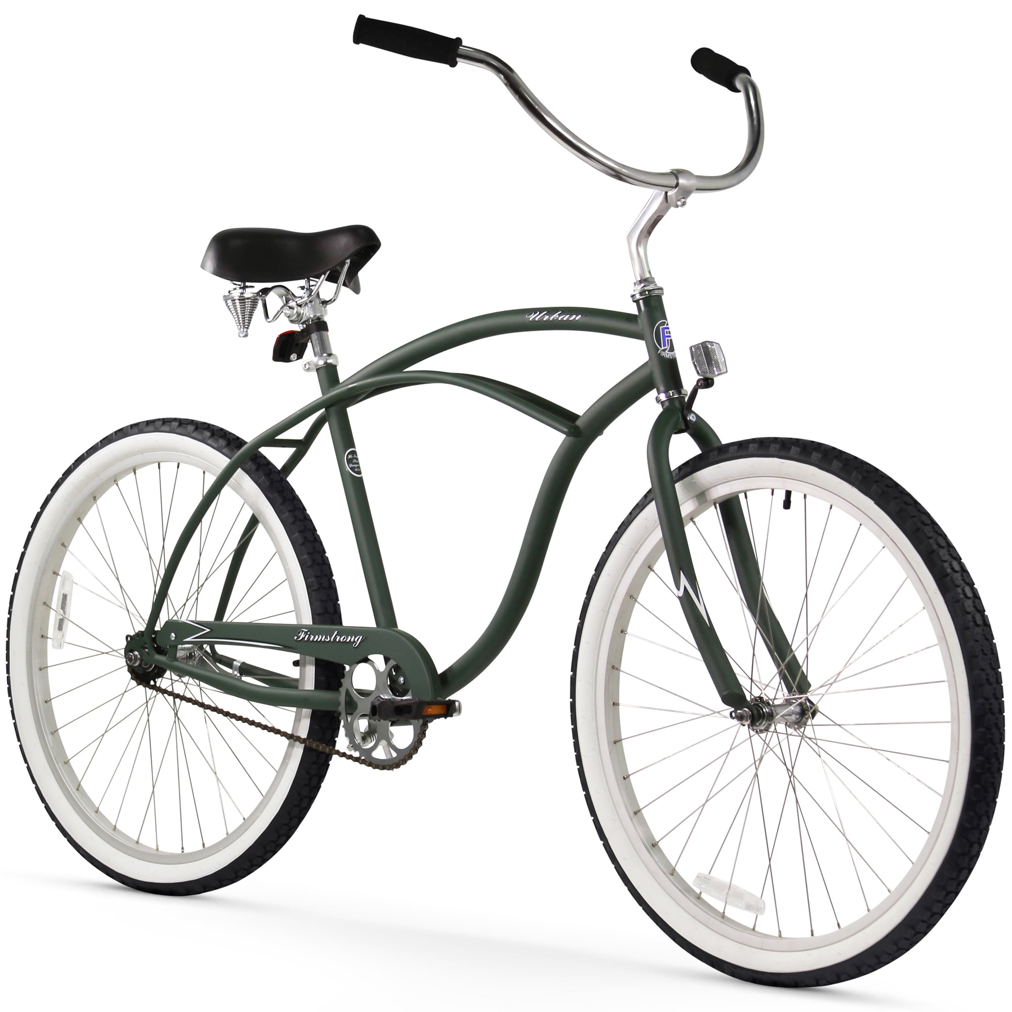 Firmstrong Urban Man, 26", Men's, Single Speed, Matte Army Green