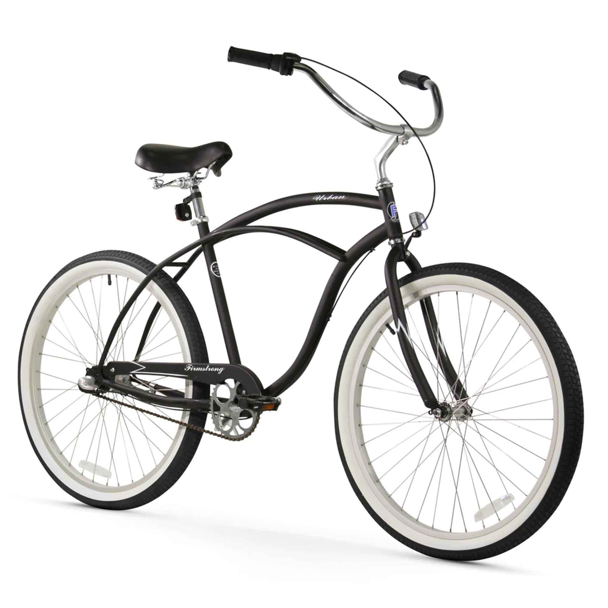 Firmstrong Urban Man 3 Speed Men s 26 Inch Beach Cruiser Riding Bike Black Walmart