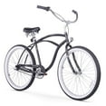thumbnail image 1 of Firmstrong Urban Man 3-Speed Men's 26 Inch Beach Cruiser Riding Bike, Black, 1 of 5