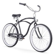 Firmstrong Urban Man 3-Speed Men's 26 Inch Beach Cruiser Riding Bike, Black