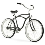 Firmstrong Urban Man Single Speed Mens 26" Beach Cruiser Bicycle, Black