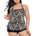 thumbnail image 1 of Firpearl Plus Size Bathing Suits for Women Two Piece Swimsuit Athletic Tankini Top with Shorts, 1 of 7