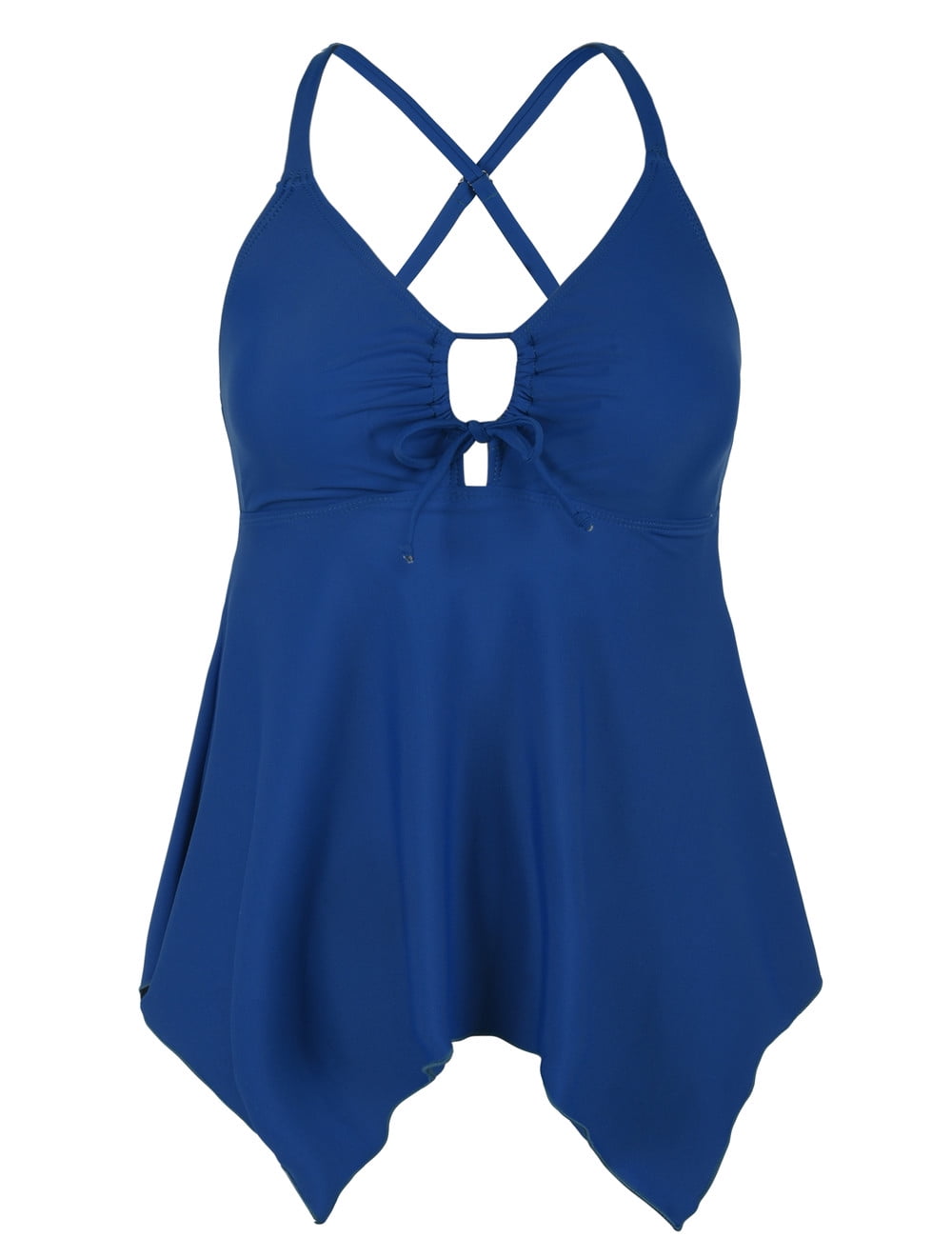 Firpearl Women's Tankini Swimsuits Modest Flowy Crossback Plus Size ...