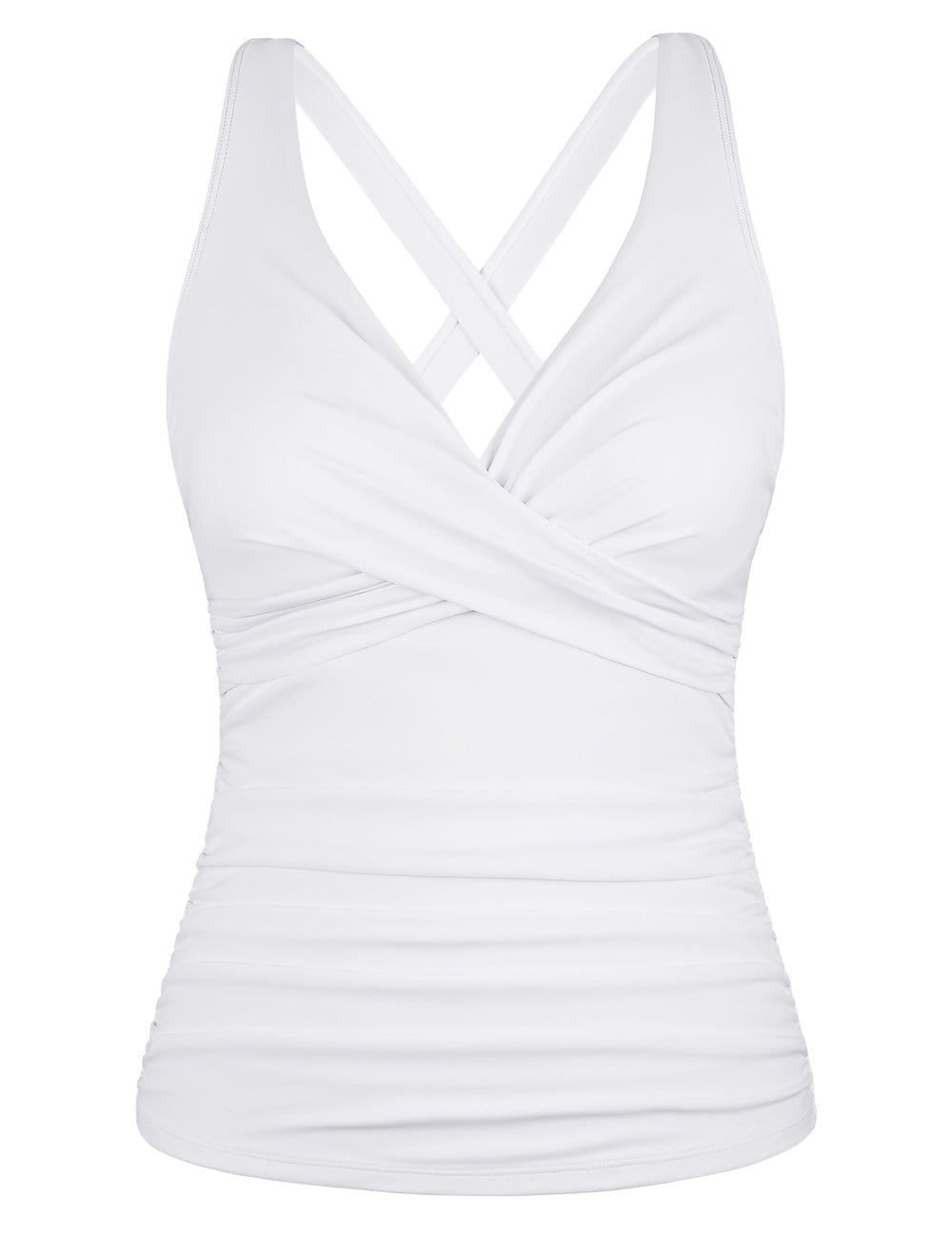 Firpearl Women's Tankini with Underwire Bra Support Tummy Control