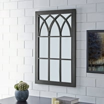 FirsTime & Co. Black Grandview Arch Wall Mirror, Farmhouse, Rectangular, 23.6 x 1.25 x 37.4 in