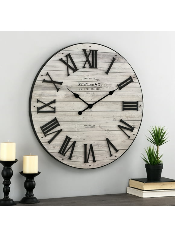 Farmhouse Clocks in Wall Clocks - Walmart.com