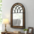 thumbnail image 1 of FirsTime & Co. Brown Hemmingway Arch Wall Mirror, Farmhouse, Arched, 24 x 1.25 x 36 in, 1 of 5