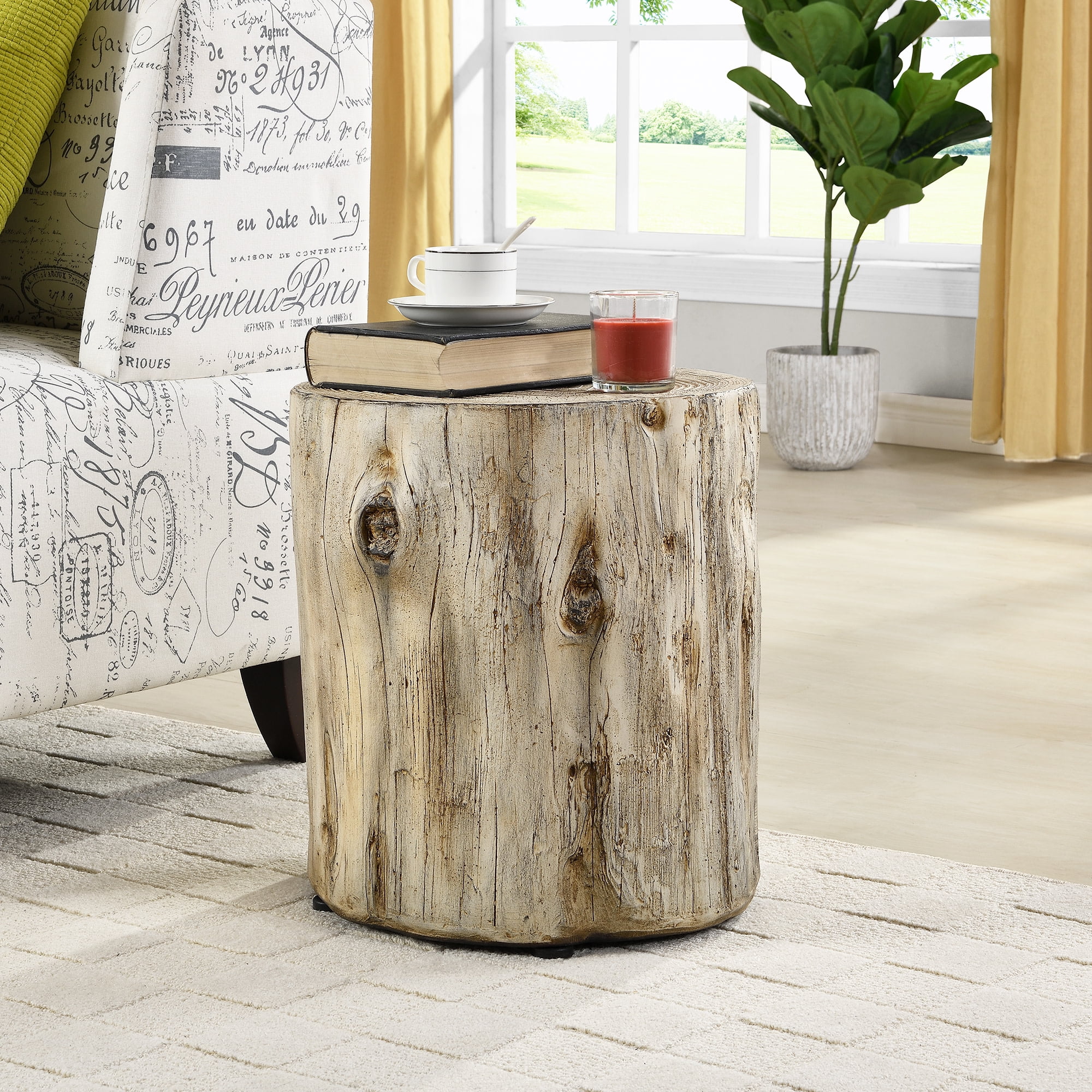 Free Shipping! FirsTime & Co. Natural Arbor Log Outdoor End