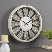 FirsTime & Co. Off-White Antique Plaques Wall Clock, Farmhouse, Analog, 20 x 2 x 20 in