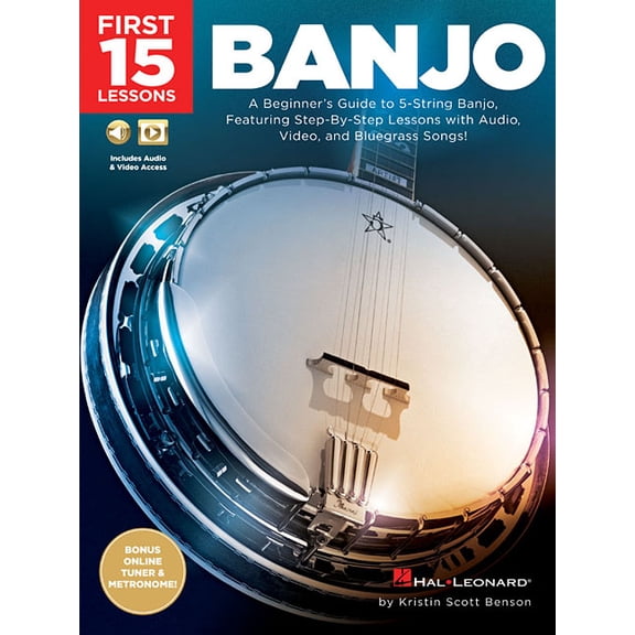 First 15 Lessons - Banjo Book/Online Media, (Paperback)