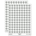 thumbnail image 1 of First 1st Place Circle Award 200+ Round Stickers - White - Gloss Finish - 0.50" Size, 1 of 3