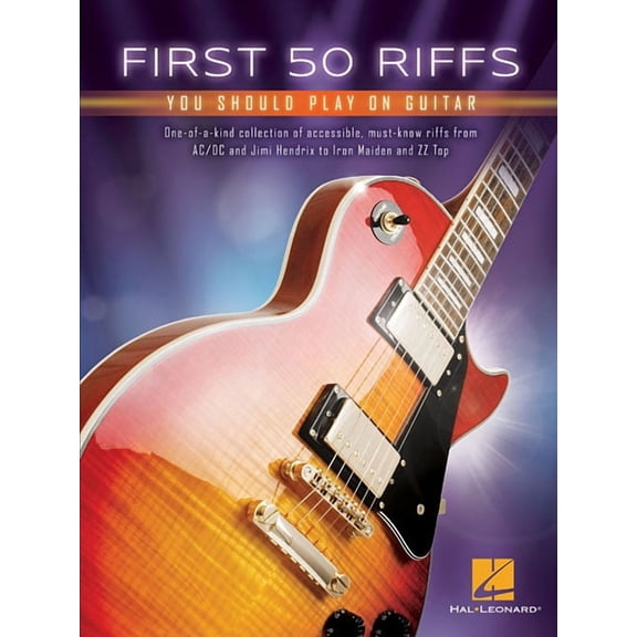 First 50 Riffs You Should Play on Guitar, (Paperback)