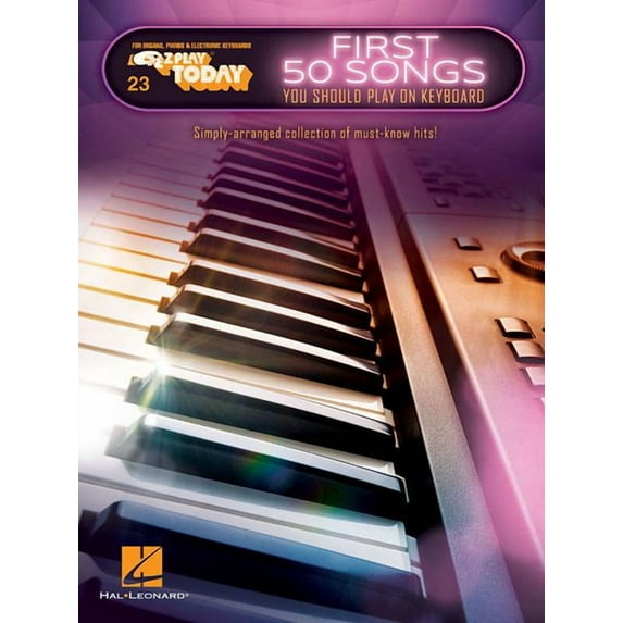 First 50 Songs You Should Play on Keyboard: E-Z Play Today Volume 23, (Paperback)