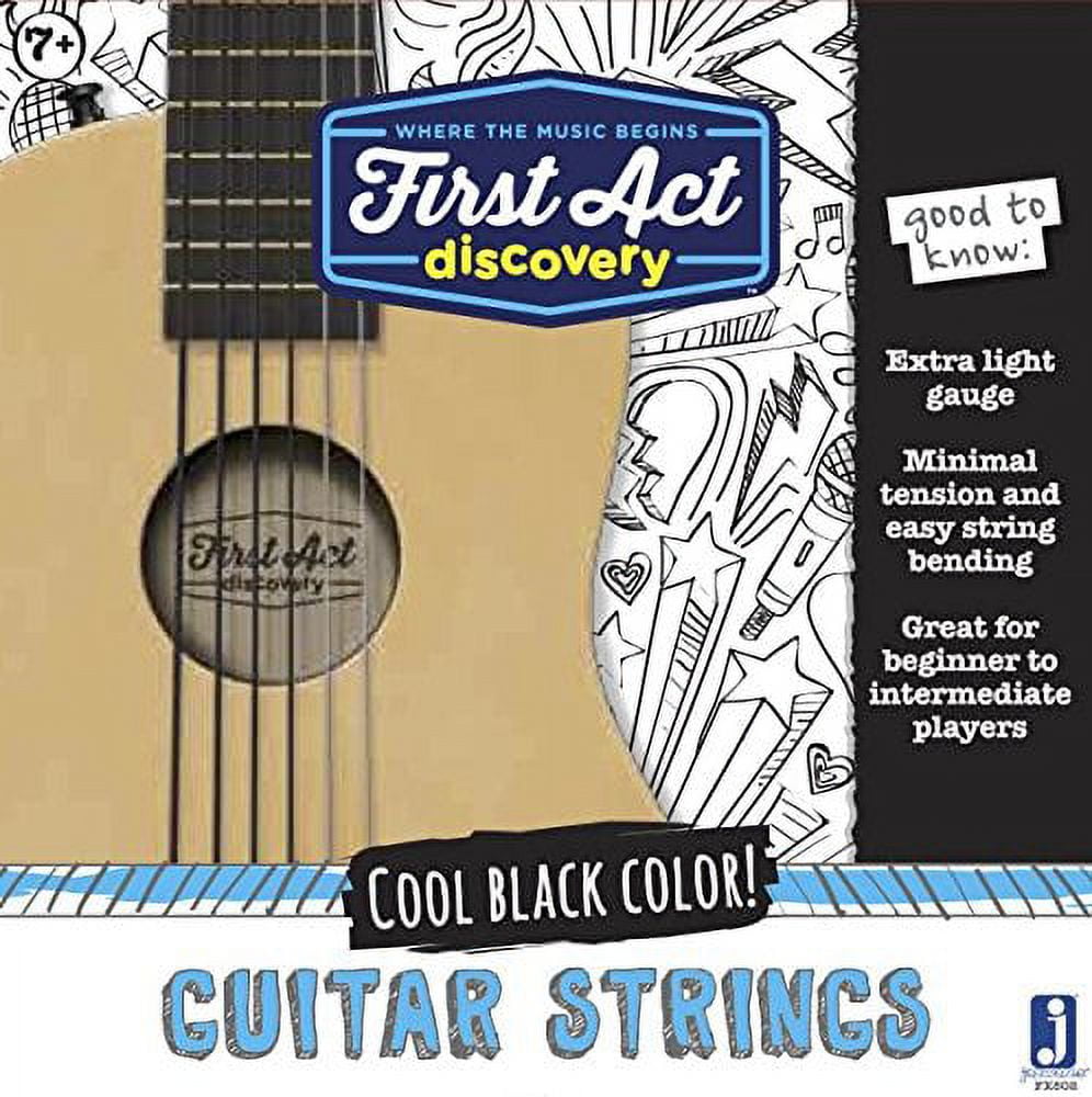 First Act Discovery Boys Guitar Strings - Black
