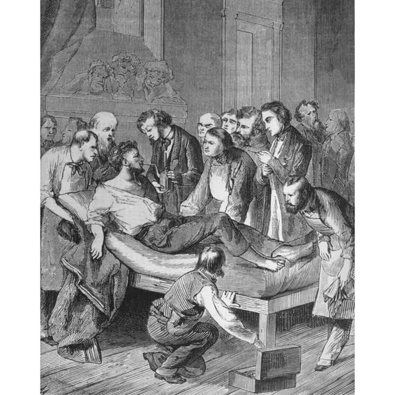 First Administration Of Ether To A Patient History (18 x 24)