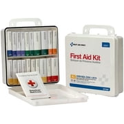 First Aid Only 50-Person Unitized Plastic First Aid Kit - ANSI Compliant 24 x Pieces For 50 x Individuals - 3 Height x 10 Width x 10 Length - Plastic Case - 1 Each