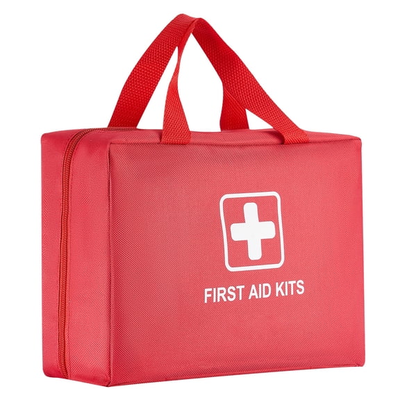 First Aid Bag 420 Pieces Emergency Medical Pouch First Responder Storage Compact Survival Medicine Bags for Sport Outdoors Car Office Pet Dog Cat