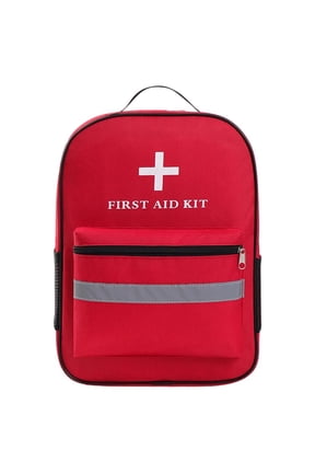 First Aid Bag, Empty First Aid Backpack, Portable Medical Storage Bag for First Aid Kits Emergency Hiking Backpacking Camping Cycling Travel Car