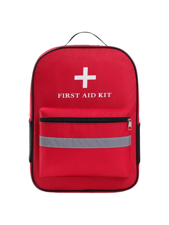First Aid Bag, Empty First Aid Backpack, Portable Medical Storage Bag for First Aid Kits Emergency Hiking Backpacking Camping Cycling Travel Car
