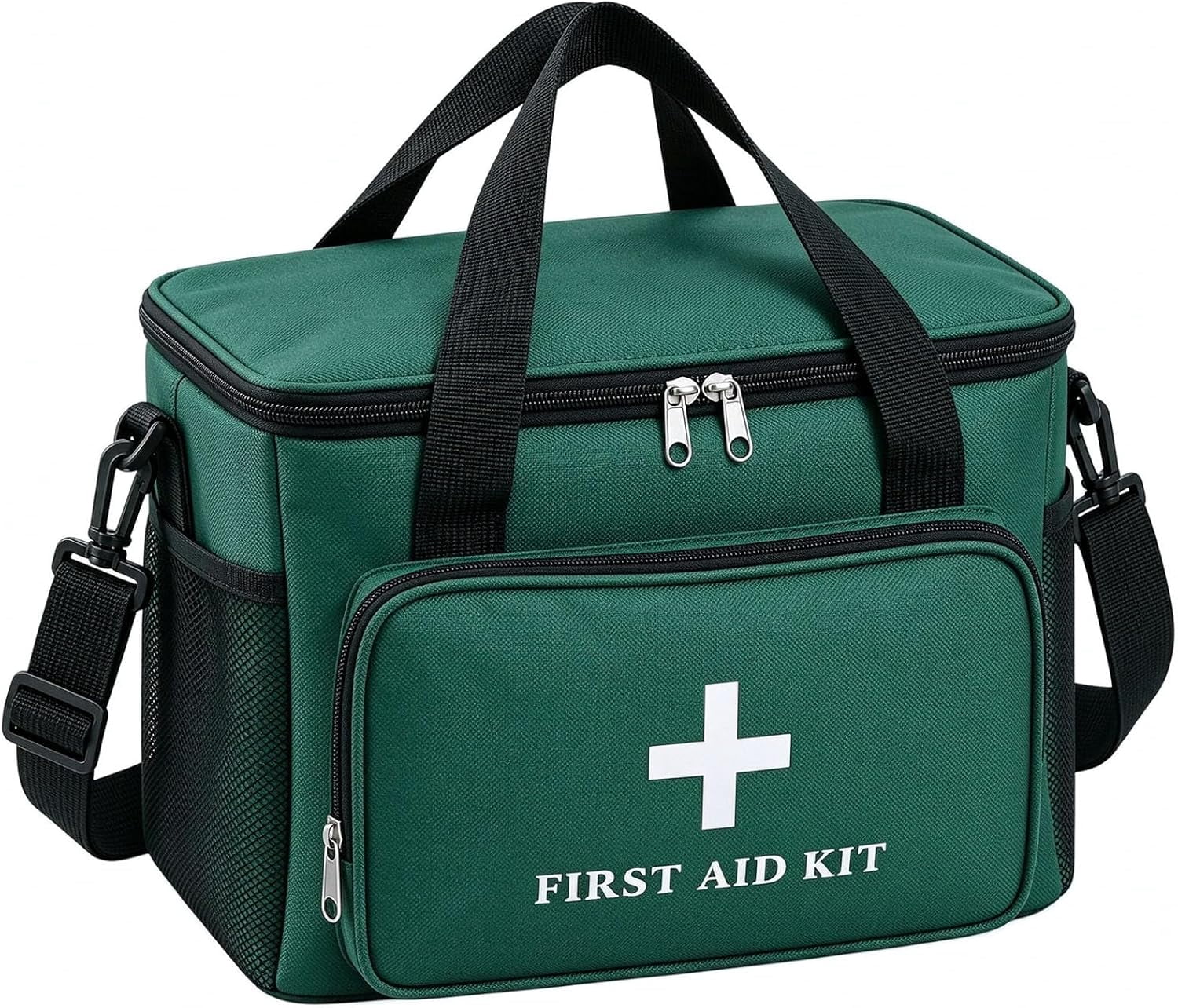 First Aid Bag, Empty Medical Bag with Adjustable Shoulder Strap, Multi ...