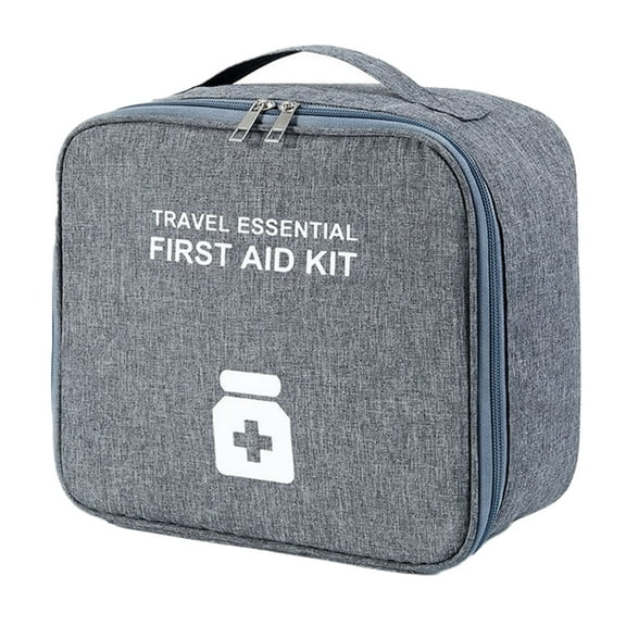 First Aid Bag First Aid Kit Empty Medical Storage Bag Red Trauma Bag for Camping,Waterproof Oxford Cloth Wound Trauma Bag