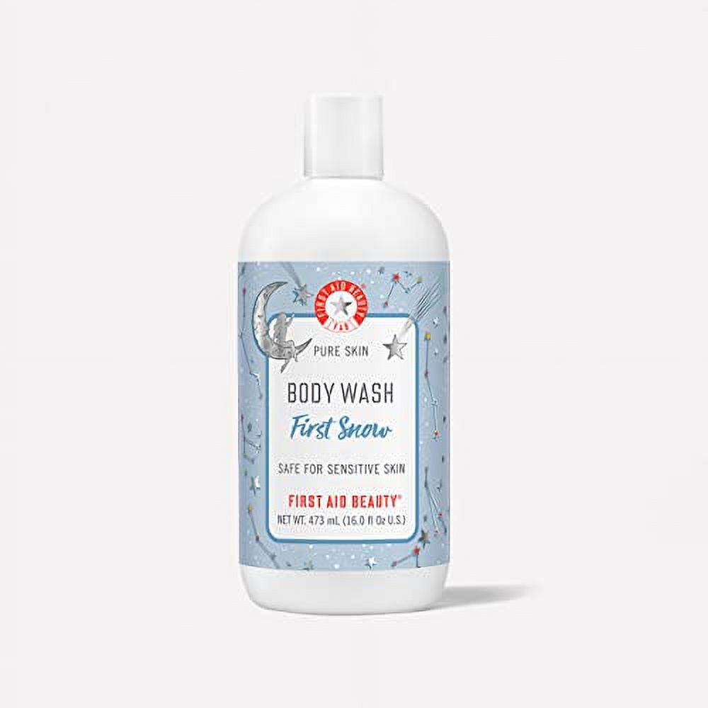 First Aid Beauty FAB Pure Skin Body Wash First Snow Deep Cleansing, Holiday Collection Limited