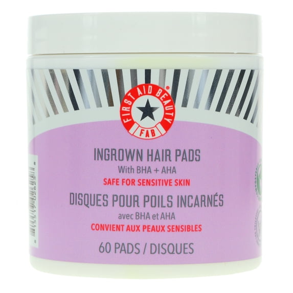 First Aid Beauty Ingrown Hair Pads with BHA & AHA 60 ct